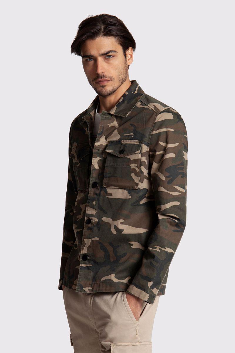 Giacca oversize Camoufflage